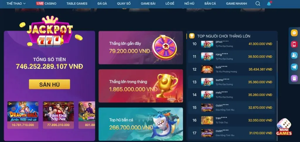 Người chơi may mắn trúng lớn khi chơi Nổ Hũ tại kun888 nhà cái